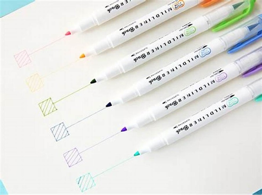 【SNSで人気♪】やさしい色の蛍光ペン「マイルドライナー」